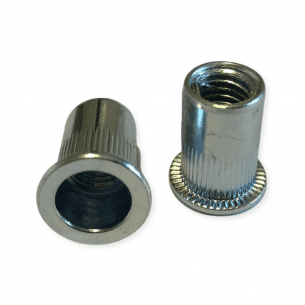Large Flange Steel Splined Body Euro Series Rivnuts
