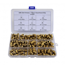 115 PC Grease Nipples Brass Kit