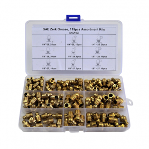 115 PC Grease Nipples Brass Kit