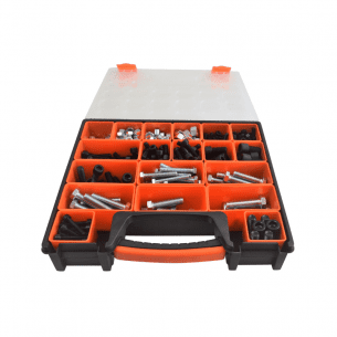 364 PC High Tensile Cap Screw and Hex Bolt and Nut Kit