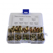70 PC Zinc Alloy Furniture Inserts Kit