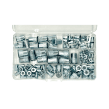 Steel Metric Rivnut / Nutsert Kit 100 Piece
